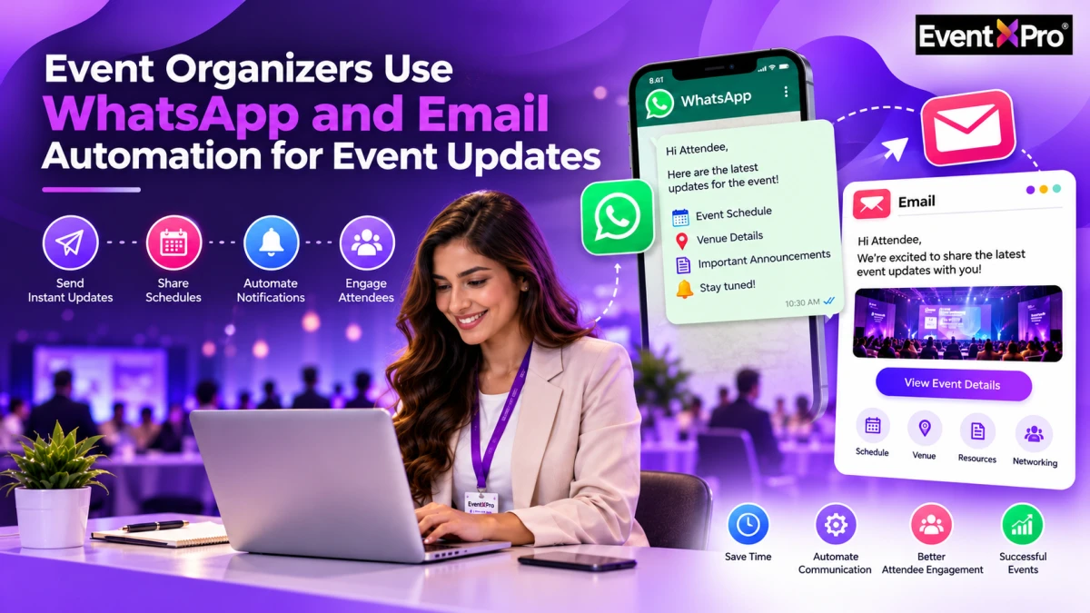How Can Event Organizers Use WhatsApp and Email Automation for Event Updates